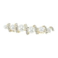 thumbnail image 5 of Unique Bargains 1 Pc Hair Clips Exquisite Rhinestone Spring Clip Hairdo Clip Gold Tone White, 5 of 5