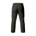 thumbnail image 5 of Miluxas Mens Casual Soft Linen Long Shorts Knee Length Sport Running Lounge Work Shorts Capri Pant Dark Gray XL(XL), 5 of 6