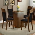 thumbnail image 2 of Juego de Comedor con Mesa y 4 Sillas Madesa Anita Marrón/Negro, 2 of 7