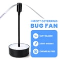 thumbnail image 3 of Fly Repellent Fan, Spinner Fly Fan for Indoor/Outdoor Table with Light, Safe 360° Rotating with Hanging Hook, Keep Flies Away for Restaurant, BBQ, Events, Party, Picnic, 3 of 7