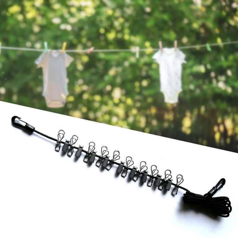 Rope Outside RV Hanging Clothes Windproof Outdoor Clothes Lines