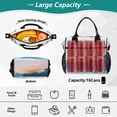 thumbnail image 2 of FORMRS Insulated Lunch Bag for Work School Unisex Large Capacity Cooler with Shoulder Strap, Abstract Painting, 2 of 6