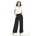 thumbnail image 5 of Pantalón Wide Leg con pinzas Roman Fashion Juvenil 40708 Negro, 5 of 5