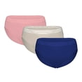 thumbnail image 2 of Pantaleta Hanes para Mujer, Corte Hipster Secado Rápido Multicolor 3 Piezas Talla M/6, 2 of 4