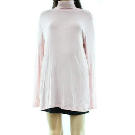 Lauren Ralph Lauren NEW Pink Women's 3X Plus Turtleneck Mock Sweater