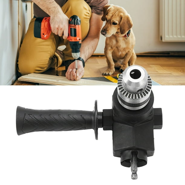 90 Degree Angle Drill Strong Bearing Right Angle Bend Extension Accessory For Hand Drill