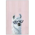 thumbnail image 2 of Studious Llama Floater Framed Painting Print on Canvas, 2 of 6