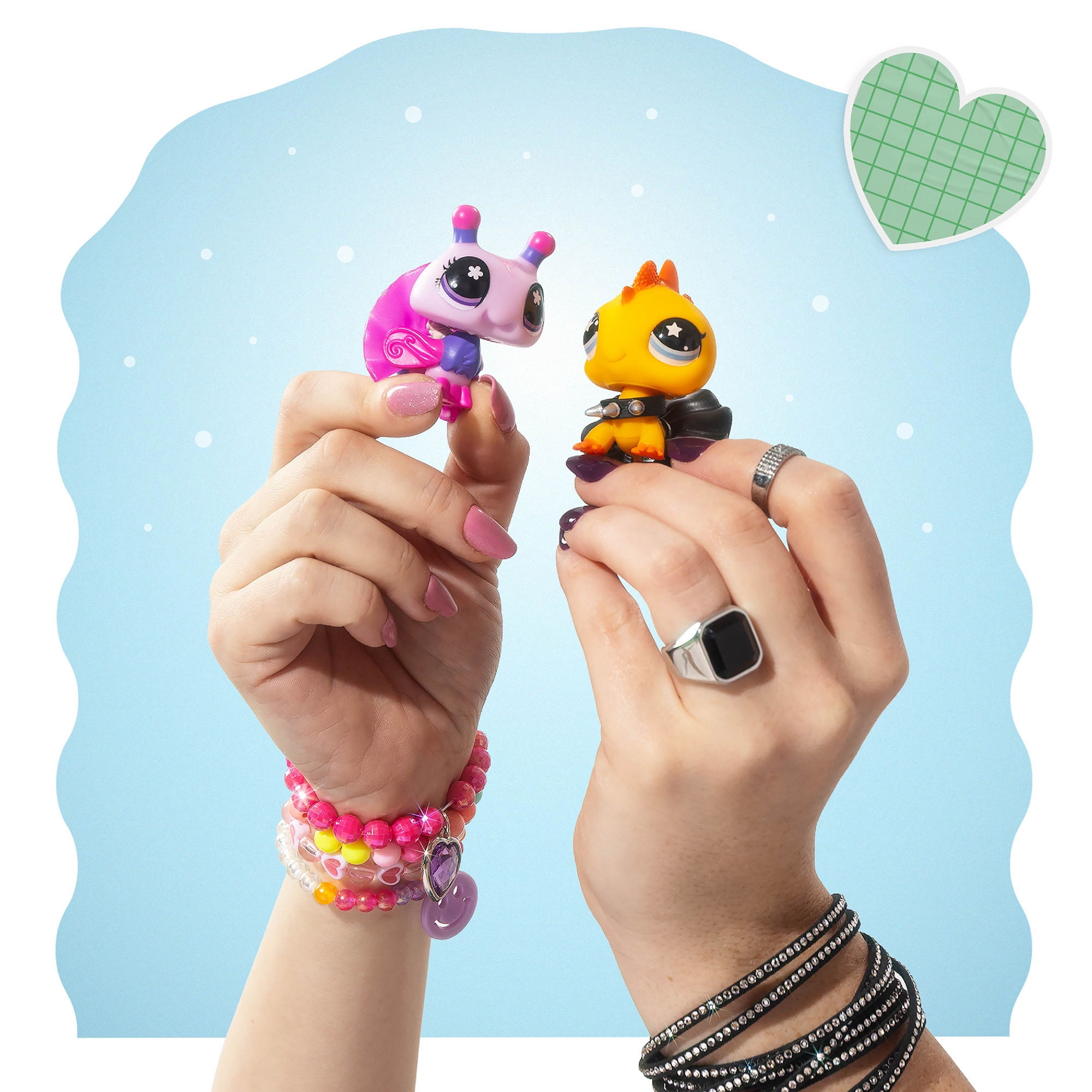 Littlest Pet Shop, Opposites Attract Surprise Pet Pairs, Series 5, Mini Toy Figurines, Children Ages 4+