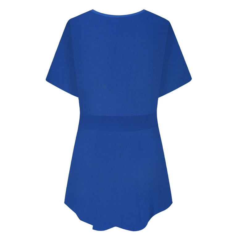 Womens Tops Plus Size Royal Blue Dressy Tops Royal Blue Blue And