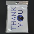 thumbnail image 3 of Rottweiler Black and Tan #5 Thank You Greeting Cards and Envelopes Pack of 8 7 in x 5 in, 3 of 3