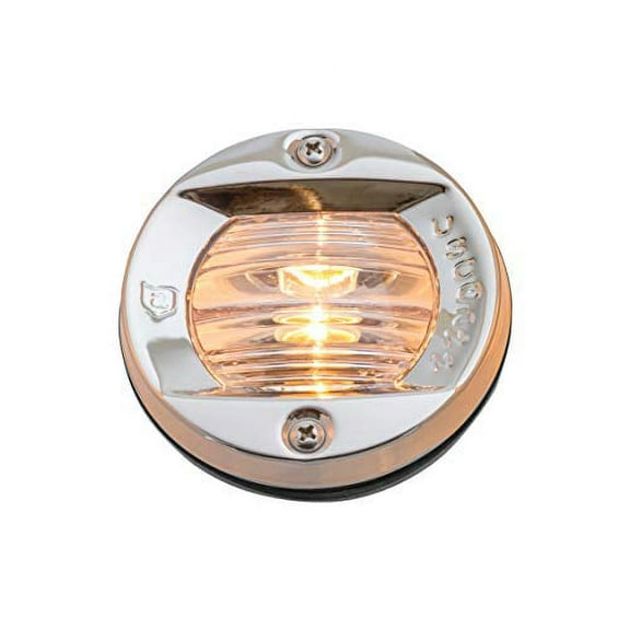 attwood 6356D7 Round Incandescent Marine Boat 3-Inch Flush Transom Light with 7.5-Watt Lamp