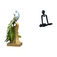 thumbnail image 1 of Figura de escritorio,Estante de estatua de pavo real para escritorio,decoración del hogar,Figura decorativa creativa para la oficina y el hogar.,Figura de escritorio,Escultura abstracta de, 1 of 8