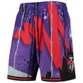 thumbnail image 2 of Men's Mitchell & Ness Purple Toronto Raptors Hardwood Classics 1998 Hyper Hoops Swingman Shorts, 2 of 4