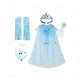 thumbnail image 1 of Disney Frozen princesa Elsa vestido niña Cosplay disfraz cumpleaños carnaval fiesta Snow Queen manga larga ropa de invierno niños Outfit2T (etiqueta 100) Gao Jinjia LED, 1 of 2