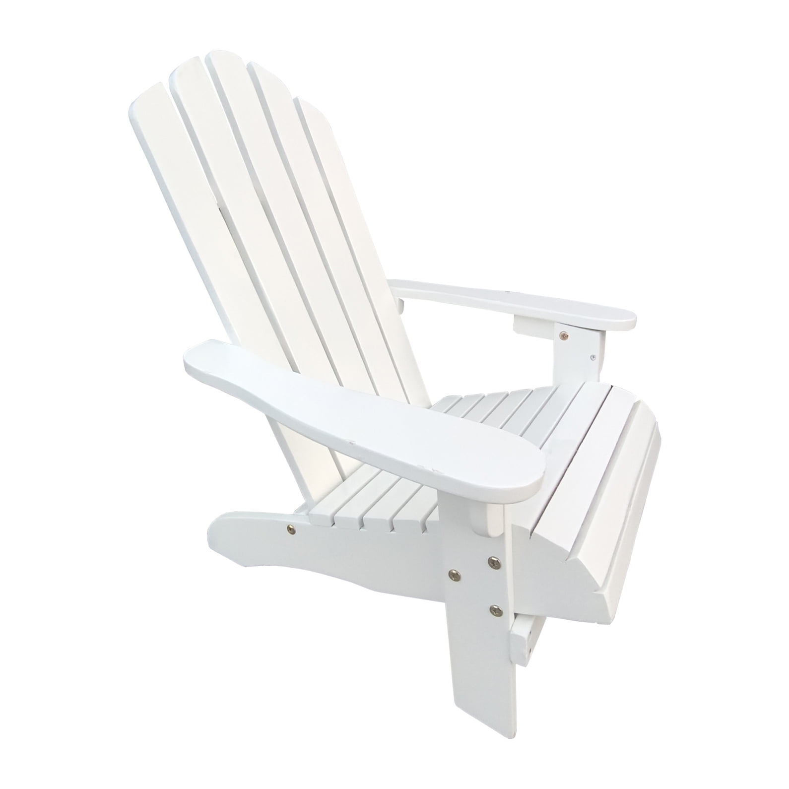 Wood Children Adirondack Chair,Ergonomic All-Weather Adirondack Chairs,Durable Toddler Chair for Outdoor,Garden,Lawn,Indoor,White