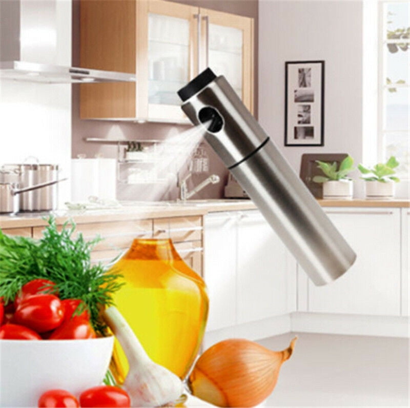 Stainless Steel Oil Spray Bottle Home Cooking BBQ