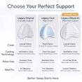 thumbnail image 6 of Contour Legacy Cool Side Sleeper Leg & Knee Wedge Pillow Cushion, 6 of 6