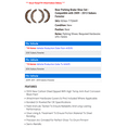 thumbnail image 2 of Rear Parking Brake Shoe Set - Compatible with 2009 - 2013 Subaru Forester 2010 2011 2012, 2 of 2