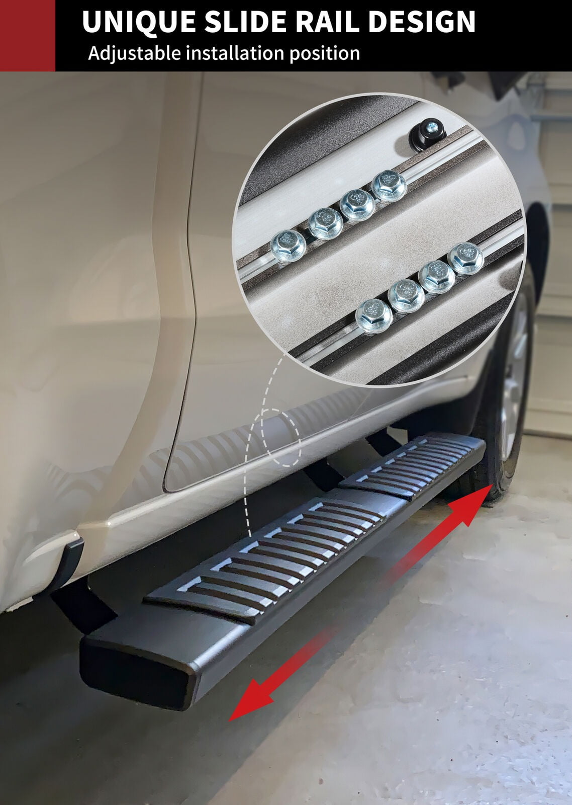 RVNI Running Boards Compatible with 2019-2024 2025 Dodge Ram 1500 Quad Cab/Extended Cab 6 inches New Body Style