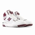 thumbnail image 2 of New Balance 650 Men's Size 8.5 Casual Shoes White Burgundy Grey BB650RCH New, 2 of 6