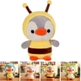 thumbnail image 1 of Lindos peluches, es un pingüino disfrazado de abeja, lindos animales de peluche, pingüino de peluche adecuado para niños y niñas, 10 pulgadas FSL-171, 1 of 5