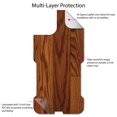 thumbnail image 4 of DistinctInk Custom SKIN / DECAL compatible with OtterBox Commuter for iPhone 11 (6.1" Screen) - Dark Wood Floor Print - Printed Wood Grain Image, 4 of 5