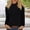 Black, variant on TRUBKH Long Sleeve Shirts for Women Turtleneck Tops for Women Going Out Tops for Women Ribbed Tops for Women Shirts Round Neck Long Sleeve Fall Tops Blouses Clothes Button Down Shirt Women Black L