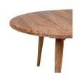 thumbnail image 4 of Pemberly Row Table Basse Ronde Moderne en Bois Massif Naturel, 4 of 6