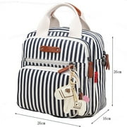 Mini Multi-Function Diaper Bag Tote Messenger Backpack-Black