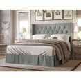 thumbnail image 2 of Billy Tufted Upholstered Panel Bed Grey - King, 2 of 5
