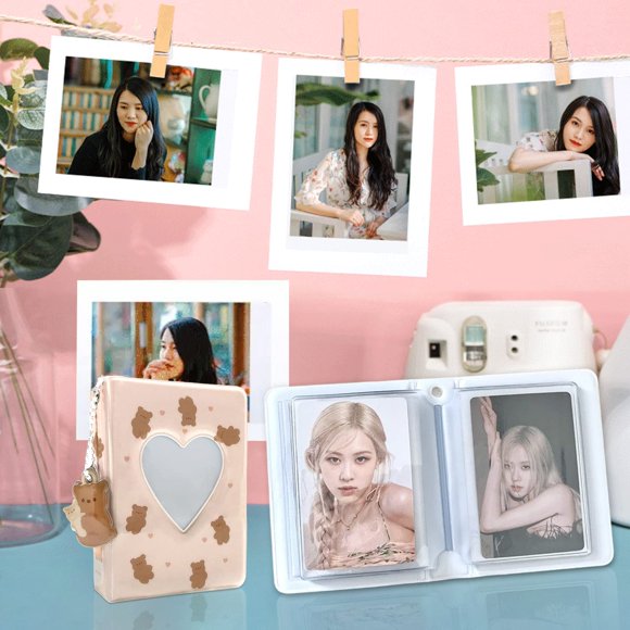 Langgg Portable Size Photo Card Holder Ample Capacity For Storing Kpop Photocards Photo Album