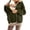 Army Green, variant on Womens Baby Carrier Hoodie Hands Free Babywearing Zipper Hoodie Fall Maternity Oversized Sweatshirt Warm Thick Newborn Carrying Pouch Fleece Jacket Postpartum Outfits for Women