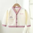 thumbnail image 2 of ANINEO Boys Cardigan Sweater Cotton Knit V-Neck Outerwear 2-8 Years Embroidered Casual Jacket, 2 of 3
