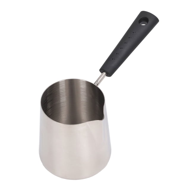 Coffee Latte Frothing Cup, Long Handle Multiple Uses High Temperature Resistant Coffee Milk Frothing Pitcher with Scale for Home ANGGREK Otros