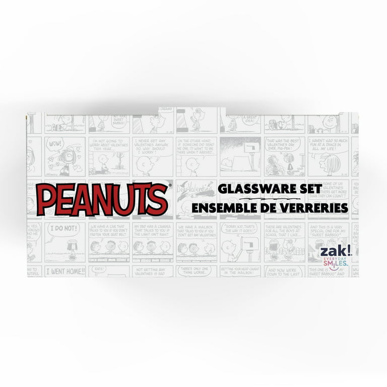 Peanuts Gang Glasses, Set of 4