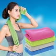 thumbnail image 2 of Sport Cooling Towel Microfiber Instant Cool Ice Face Towels For Swimming Yoga Running Quick-dry Sweat Towels X0H3, 2 of 8