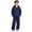 R117-Dark Blue, variant on RMGVDSD Boys Sweatsuit Set Casual Solid Color Hoodie Sweatshirts And Wide Leg Sweatpants Two Piece Outfit Kids Fall Winter Clothing Sets 4-5 Years