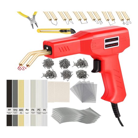 

150W Plastic Welder 2 in 1 Plastic Welding Kit Plastic Repair Welder Soldering Kit for Car Bumper Most Plastic US Plug