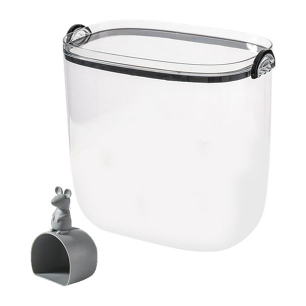 Contenedor para almacenar arroz Gloria dispensador transparente multiusos 10 kilos