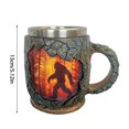 thumbnail image 3 of Unique Resin Decorative Stove Mug For Home Interior With Design Room, 3 of 6