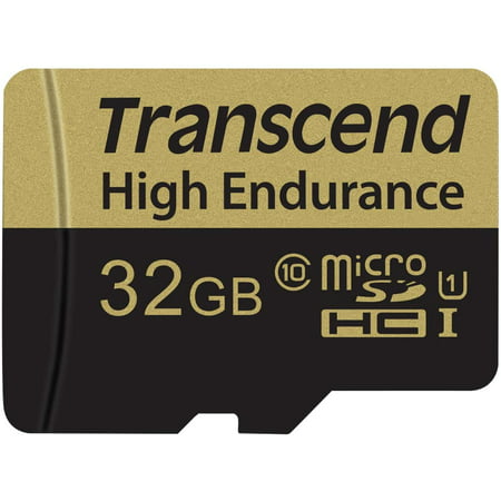 Der er en tendens kandidatskole Isbjørn Transcend Information 32GB High Endurance microSD Card with Adapter  (TS32GUSDHC10V) | Walmart Canada