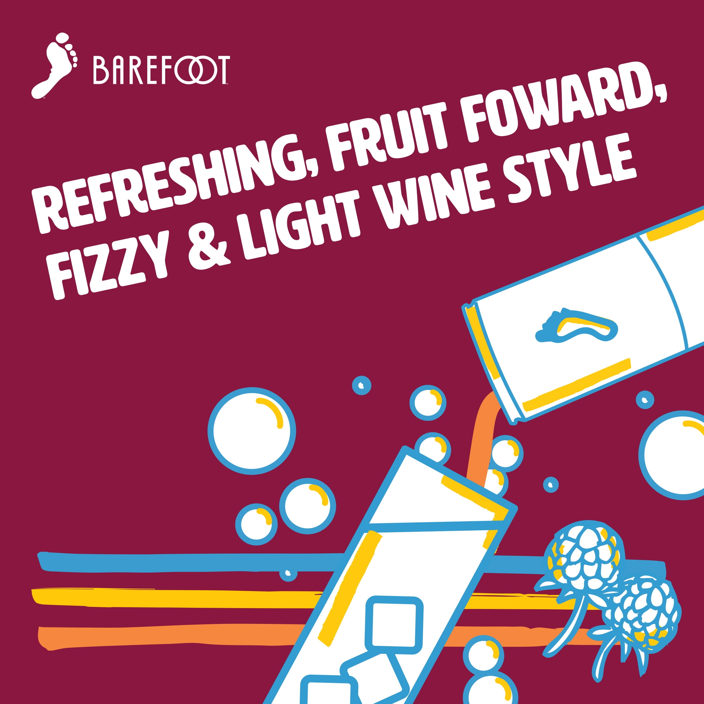 Barefoot Summer Red Wine Spritzer 4 Pack