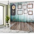 thumbnail image 5 of Ambesonne Vintage Shower Curtain, Old Room Wooden, 69"Wx84"L, Green and Brown, 5 of 5