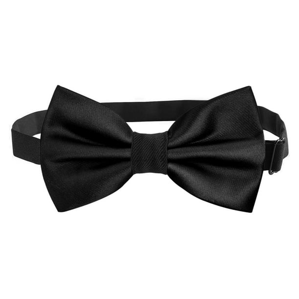Minnieouse Corbata con lazo para hombre, ajustable, sólida, para vacaciones, reunión, aniversario, boda, compromiso, oficina de negocios, pajarita de Accesorios de disfraces Minnieouse BFH000597-00
