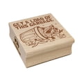 thumbnail image 1 of Insulting Garbage Raccoon Trash Can Panda Square Rubber Stamp Stamping Scrapbooking Crafting - Small 1.25in, 1 of 1