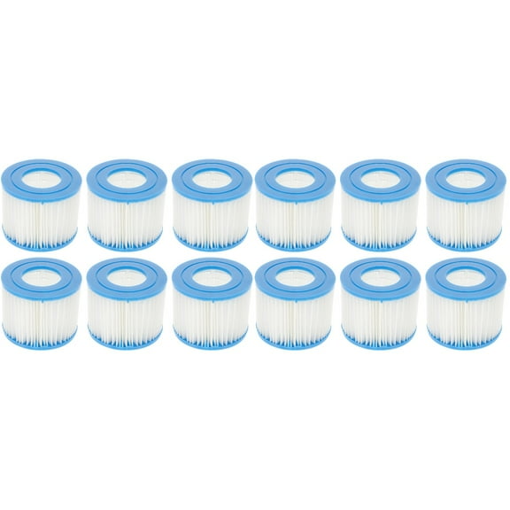 12pcs Swimming Pool Filter Spa Filter Replacement for Cartridge Type VI Filter Pump