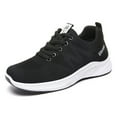 thumbnail image 2 of IEMIEMIEM Womens Sneakers Lightweight 2026 Tennis Walking Shoes Sports Running Shoes for Woman Mesh Breathable Gym Fashion Sneakers Athletic Comfortable Casual Shoes Black 5.5 Wide, 2 of 3