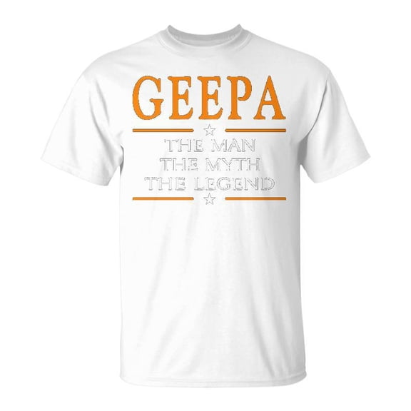 Geepa Grandpa Gift Geepa The Man The Myth The Legend Unisex Jersey Crewneck Tshirt