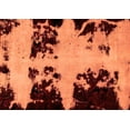 thumbnail image 1 of Ahgly Company Indoor Rectangle Abstract Orange Modern Area Rugs, 2' x 5', 1 of 4