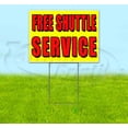 thumbnail image 1 of Free Shuttle Service (18" x 24") Yard Sign, Includes Metal Step Stake, 1 of 6